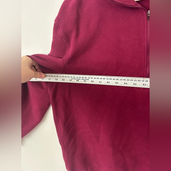 lululemon Men's Steady State Half Zip Pomegranate Size Large - Picture 6 of 6